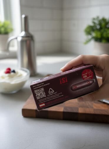 qab susilkasi: Məhsul: iSi Professional Chargers – krem və köpük üçün qaz balonları — 1