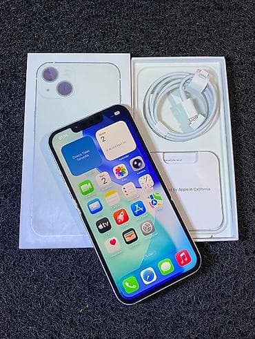 Elektronika: IPhone 13, 128 GB, Ağ, Hissə-hissə ödəniş, Simsiz şarj, Face ID — 2