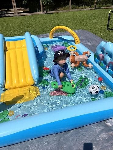 🎉 Uşaqlar üçün əyləncənin ən gözəl ünvanı! 🌊 🦕 sürüşkənli uşaq