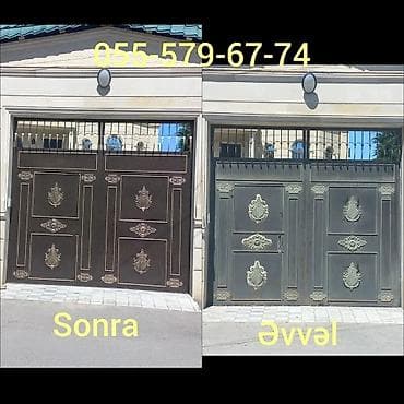 ev darvazalari: 🏠 Darvaza Təmir və Rəngləmə Xidməti! 🖌️ Ev və obyekt darvazalarınızı — 5