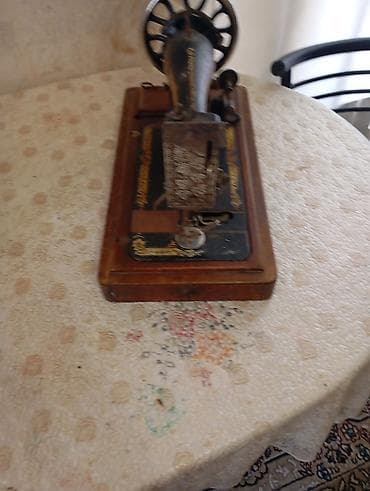 qedmi: Məhsul: Antik Singer tikiş maşını (əl ilə fırladılan) Təsvir: - The — 3
