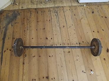 İdman alətləri: Ştanq, Çəki: 35 kq, İşlənmiş — 2