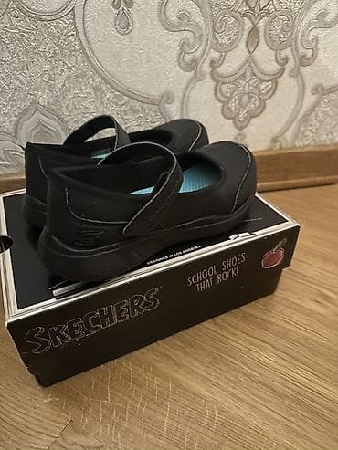 tufliler 2020: Skechers qız uşaq məktəb ayaqqabısı - Model: Mary Jane üslubunda, bir — 2