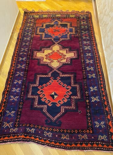 Qədim xalça, 1960 il, Azərbaycan, Vəziyyəti: Əla