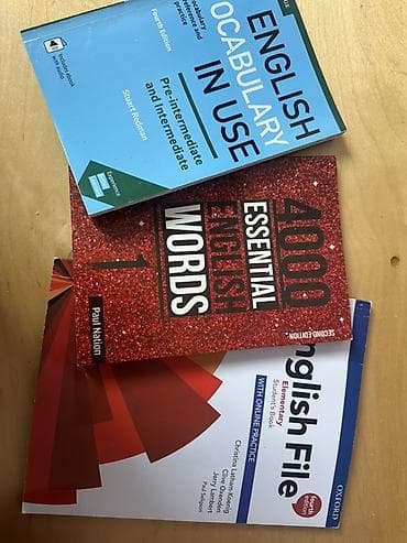 CD, DVD disklər və kassetlər: İngilis dili öyrənmək üçün dərslik - English Vocabulary in Use — 1