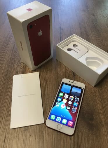 212 nomre: IPhone 7, Qırmızı, Barmaq izi — 1