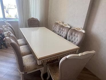 açilan kreslo: Qonaq otağı üçün, Açılan, 8 stul — 1