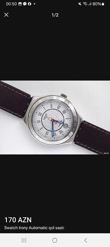 swatch saatlari: Qol saatı, Swatch, rəng - Ağ — 2