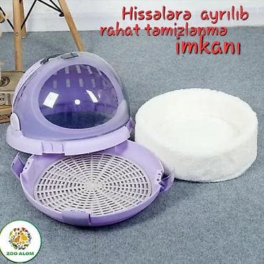 pişiklər ucun: ÇoxFunksiyalı pişik daşıma konteyneri. * Daşıma konteyniri — 9