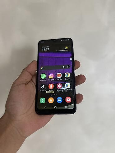 muzikalni centir: Samsung Galaxy A10, 32 GB, rəng - Mavi, Sensor — 3