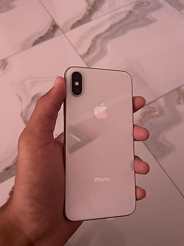 ipone x barter: IPhone X, 64 GB, White Titanium, Face ID — 1
