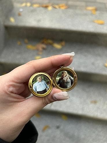 kişi qol saat: Şəxsi dizaynlı “locket” qolbaq/kulon asılqanları - Material — 2