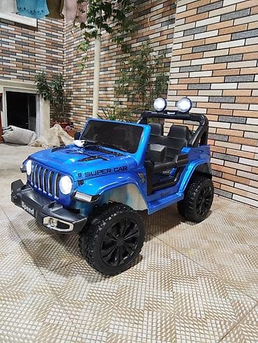 usaq geyimi: Uşaq üçün elektrikli off-road tipli maşın – “Speed” brendi, mavi rəng — 1