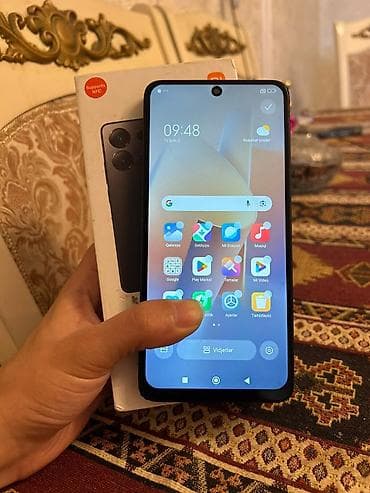 iphone telefon ucuz: Redmi Note 13, 128 GB, rəng - Qara, Sensor, İki sim kartlı — 2