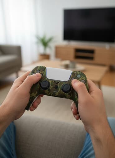 iphone ekran şəkili: Məhsul: Oyun pultu üçün kamuflyaj naxışlı üst korpus (qəlib) - — 1