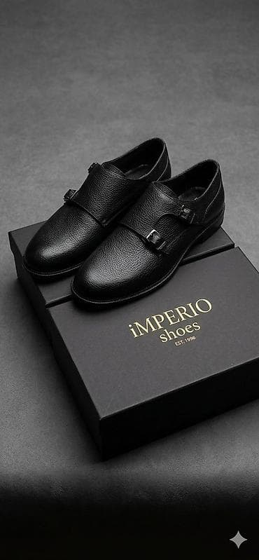 Klassik kişilər üçün ayaqqabı – təmiz dəri, eleqant görünüş. - Model