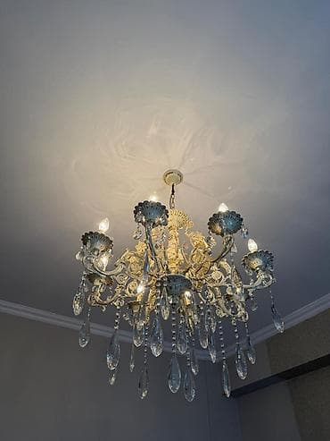 sekileri: Çılçıraq, 8 lampa, Metal — 1