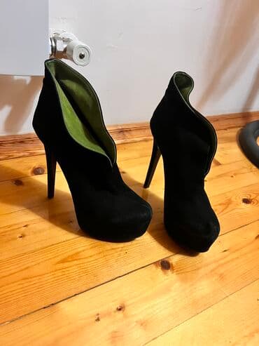 экспресс кондиционер для волос: Tuflilər, Ölçü: 38, rəng - Qara, İşlənmiş — 1