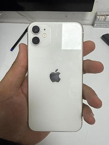 IPhone 11, 128 GB, Ağ, Face ID