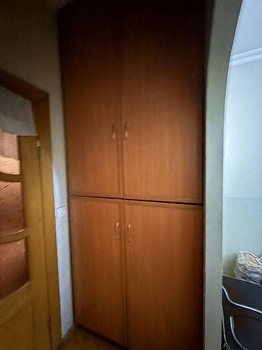 paltar dolab: İşlənmiş, 4 qapılı, Qəhvəyi, Açılan, Düz dolab — 1