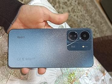 redmi note 7 ekran: Redmi 13C, 256 GB, rəng - Mavi, Zəmanət — 5