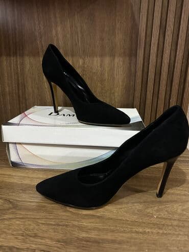 qadin pencekleri: Туфли, Размер: 38, цвет - Черный, Новый — 7