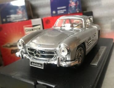 metbex tavan modelleri: Коллекционная модель Mercedes-Benz 300SL Coupe W198 Silver 1954 — 8