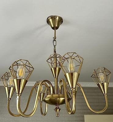 lan: Çılçıraq, 6 lampa, Metal — 2