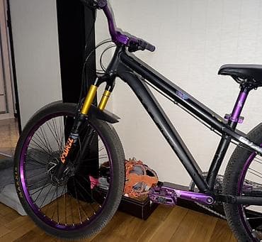 ushaq velosipedi: Dirt/Street tipli dağ velosipedi – 26” - Çərçivə: alüminium, mat qara — 4