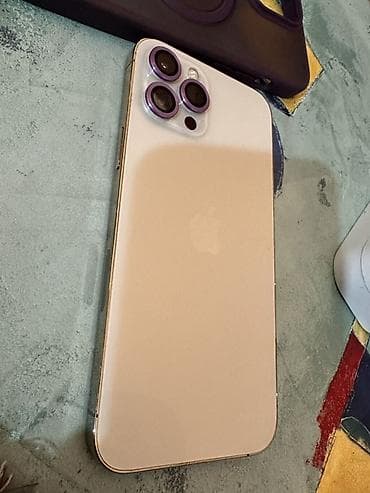 13 pro mini iphone: IPhone 12 Pro Max, Qızılı, Face ID — 3