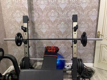 спортивный тренажер proven swat quality blackstep: Çoxfunksiyalı bench Çoxfunksiyalı bench. Squat rack da var arxa — 2