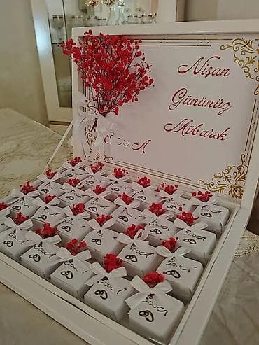 Hədiyyə qutusu, rəng - Ağ