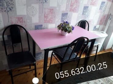 İnformatika: ‼️100manatdan başlayir 4nəfərlik stol və stul dəstləri. Masa və — 17