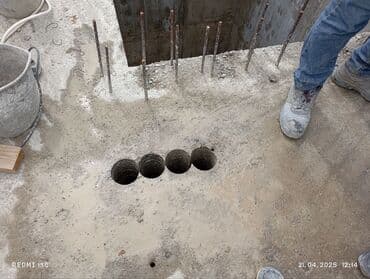 qabyuyan təmiri: #Betonkesme #betondeşmə Beton kubik kərpic - dən kəsim deşim — 8