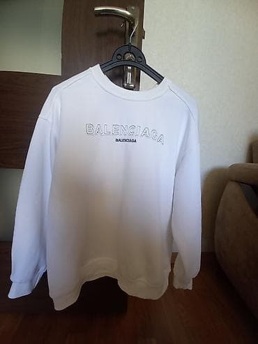 Svitşot, Balenciaga, XL, rəng - Ağ
