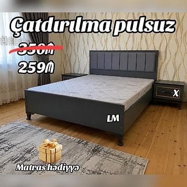 taxt satilir: Yeni, İkinəfərlik çarpayı — 1