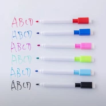 Настольные наборы: Ağ lövhə üçün marker dəsti – 9 rəng - Rənglər: qara, mavi, açıq mavi — 7