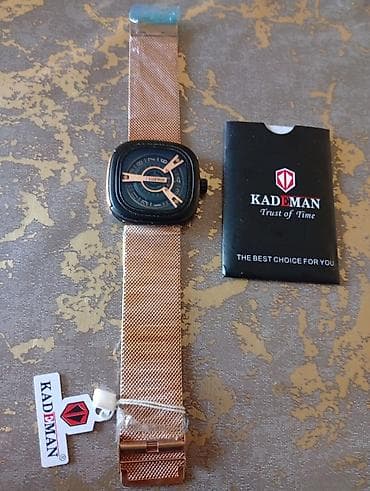 saat sepi: Yeni, Qol saatı, Kademan, rəng - Qızılı — 1