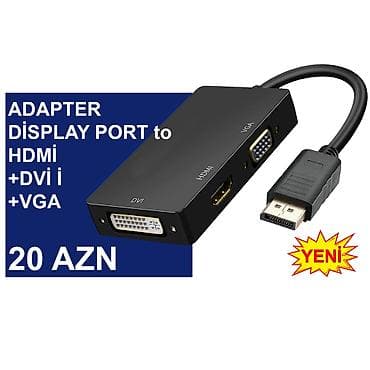 komputer setup: Display Port Adapterlər/Konverterlər (Çeviricilər) ⭐Display Port to — 5