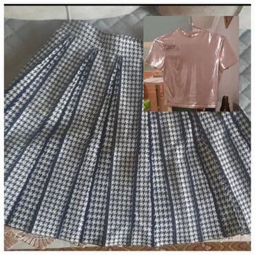 kostyum salvar modelleri qadin: Ikisi birlikdə 12 azn. Hərəsi 1 dəfə geyinilib.Ətək xs-skofta xs — 1