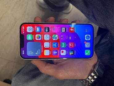 Kompüter, noutbuk və planşetlər: IPhone 13, Ağ, Face ID — 2