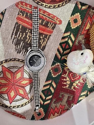 qadin saati: Qol saatı, Swarovski, rəng - Gümüşü — 3