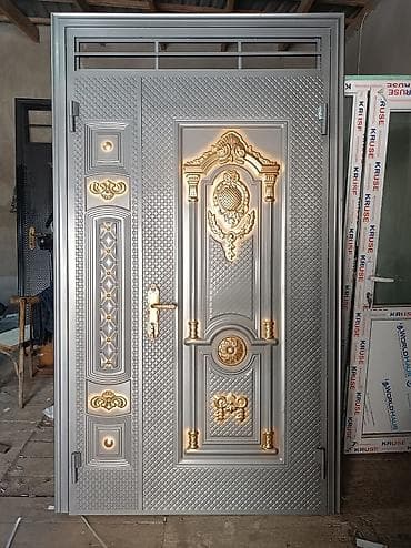 demir qapi rengleri: Metal giriş qapıları – dekorativ relyefli dizayn Məhsul — 4