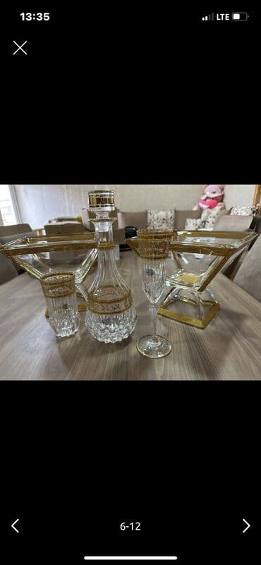 набор ключей купить: Astra Gold.Karacadan alınıb 2 meyvə qabı,1 qrafinka,12 su bakalı,12 — 5