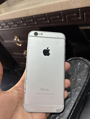 iphone mingəcevir: IPhone 6, 64 GB, Gümüşü, Barmaq izi — 1