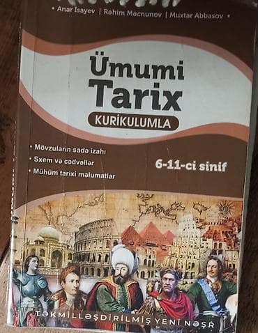 Azərbaycan Tarixi 11-ci sinif, 2024 il, Pulsuz çatdırılma — 2
