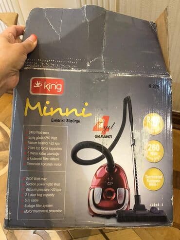 elektron supurge: Пылесос King, Сухая уборка, Самовывоз — 3