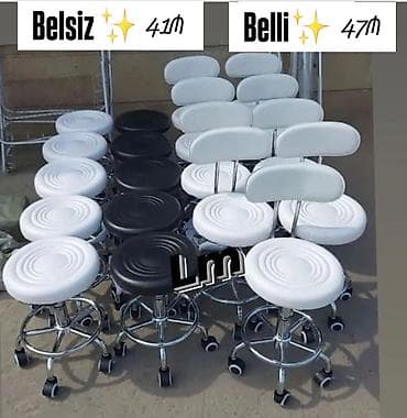 Təkərli, fırlanan oturacaqlar təqdim olunur. Modellər belsiz və belli