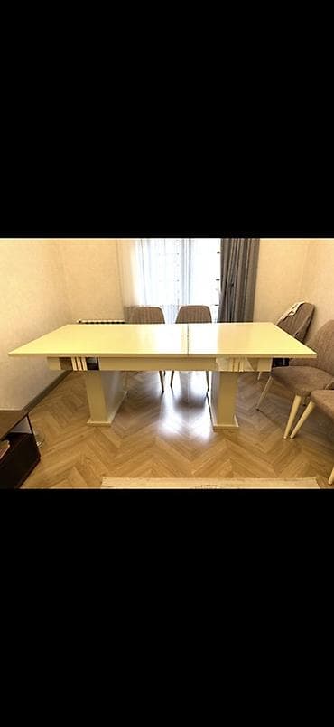 Qonaq masası, Açılan, MDF, Dördbucaq masa