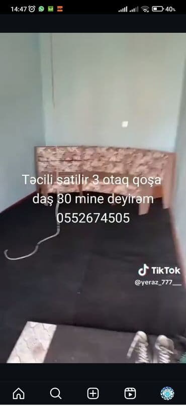 zirede satilan evler: 3 otaqlı, 68 kv. m, Kredit yoxdur, Orta təmir — 11